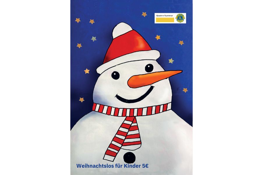 Titelseite Weihnachtslos für Kinder 2025